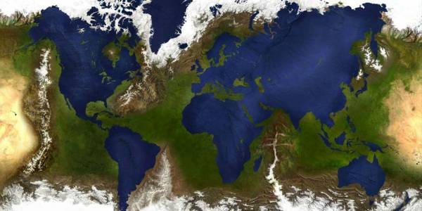 A World Map that Inverts Land and Sea